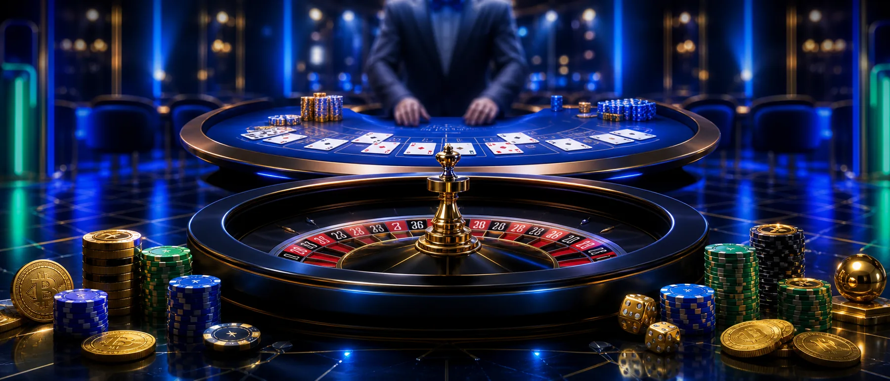 Stoły kasyna na żywo Ice Casino z prawdziwymi krupierami