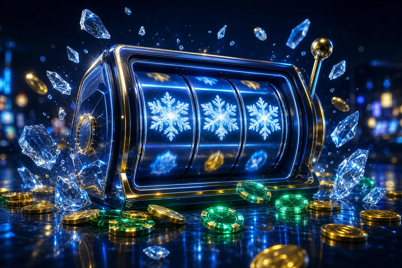 Lodowe bębny automatu z darmowymi spinami w Ice casino dla graczy z Polski