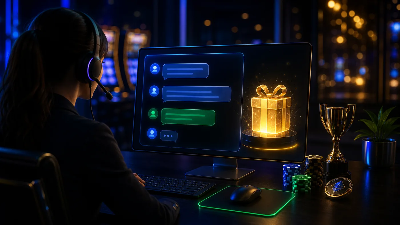 Czat na żywo Ice Casino pomagający w aktywacji bonusu